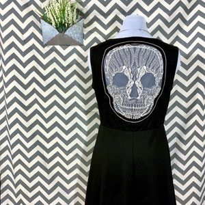 Skull Black Dress